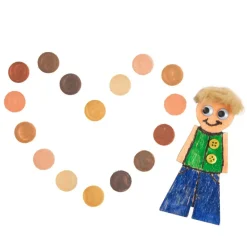 Colorations® Colors Like Me® Washable Chubby Markers Classroom Value Pack - Set of 256