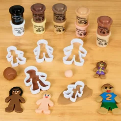 Colorations® Colors Like Me® Wheat & Gluten Free Dough & People Shape Dough Cutters