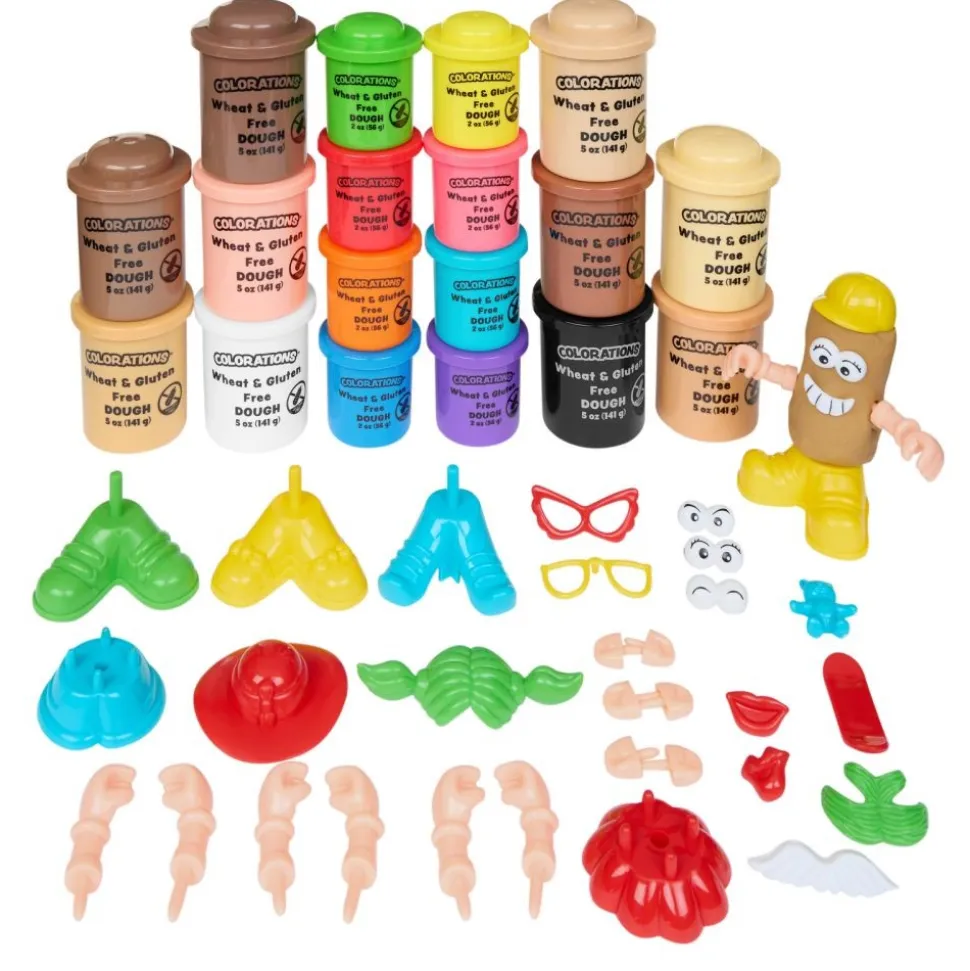 Colorations® Colors Like Me® Wheat & Gluten Free 18 Color Fun Family Dough Set