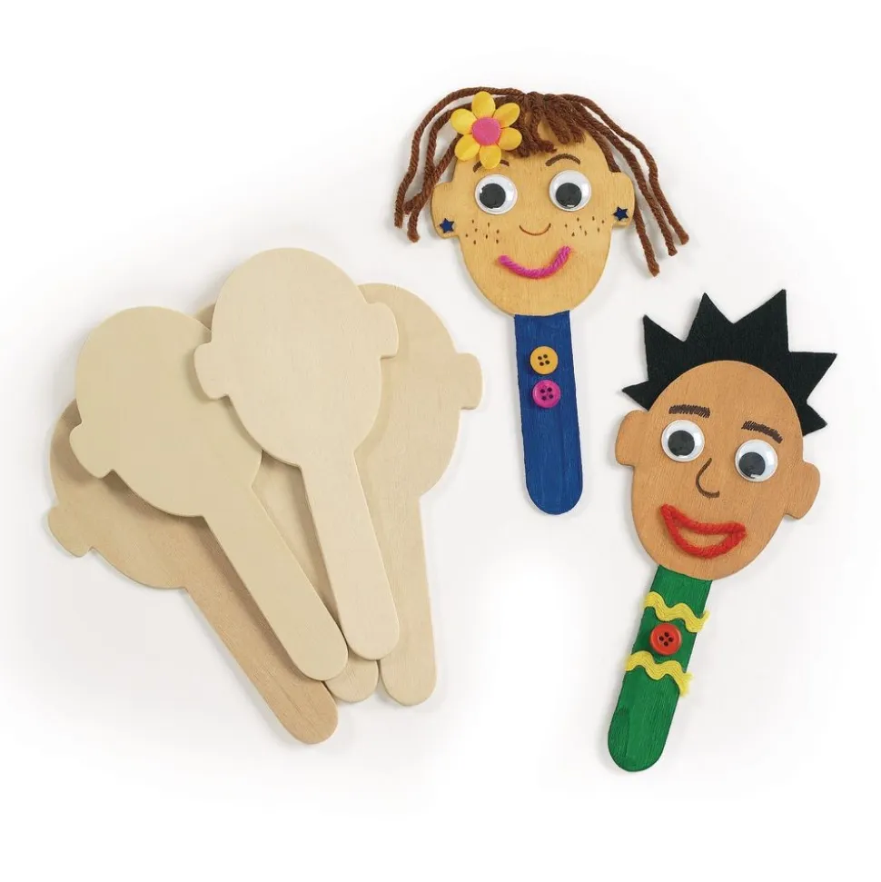 Colorations® Craft Stick Faces - Set of 20
