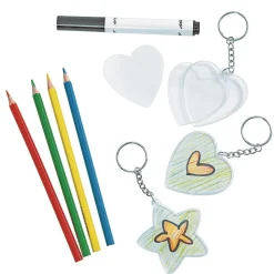 Colorations® Create Your Own Keychains - Set of 12