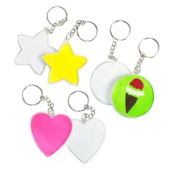 Colorations® Create Your Own Keychains - Set of 12