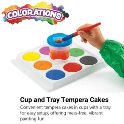 Colorations® Cup and Tray Tempera Cakes