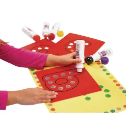 Colorations® Dabber Dot Stencil Set Lower Case Alphabet, Set of 26