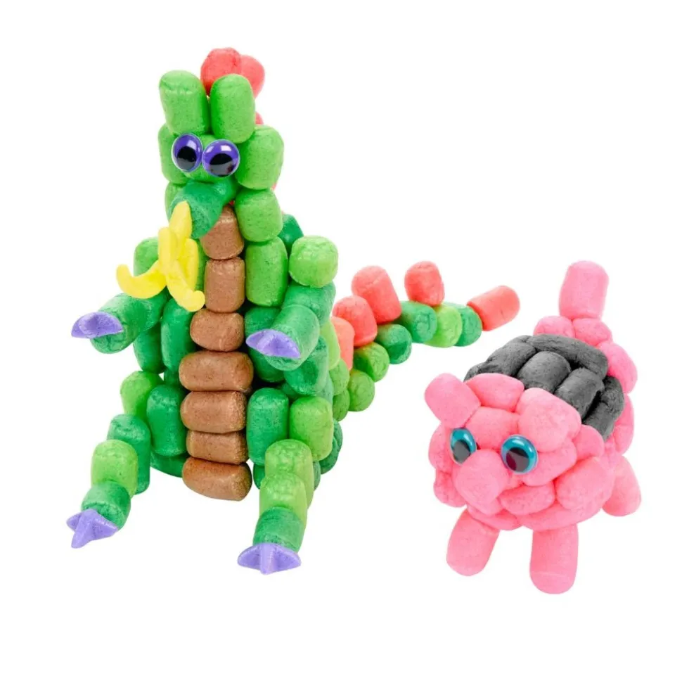 Colorations® 3D Building Puffs & Shapes - 3000 Pieces
