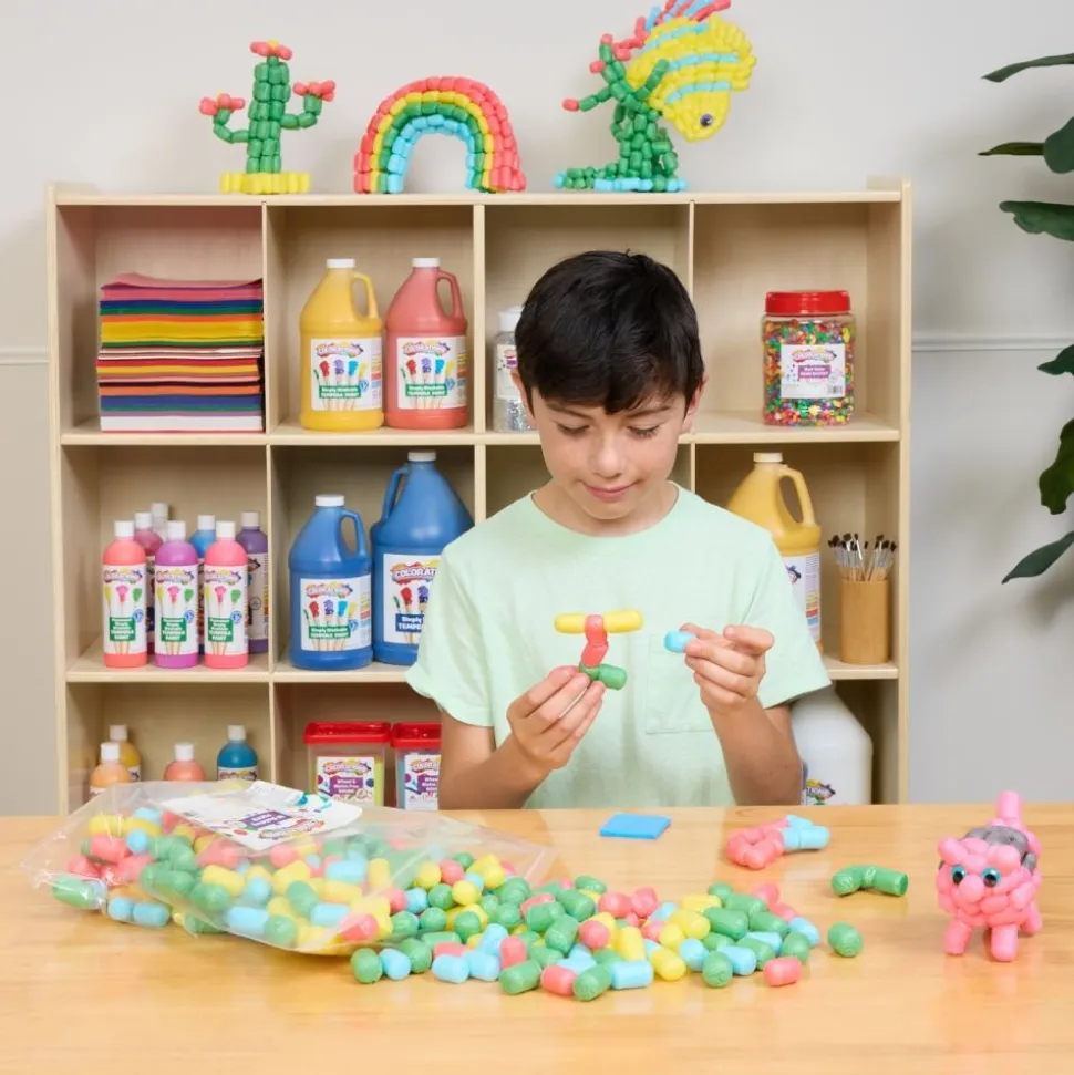 Colorations® 3D Building Puffs - 1200 Pieces