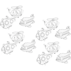 Colorations® Decorate & Inflatable Vehicles - Set of 12