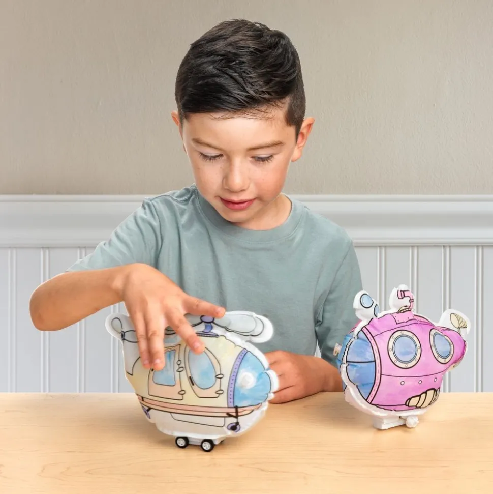 Colorations® Decorate, Inflate, and Move Vehicles - Set of 3 Designs