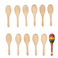 Colorations® Decorate Your Own Wooden Maracas - Set of 12