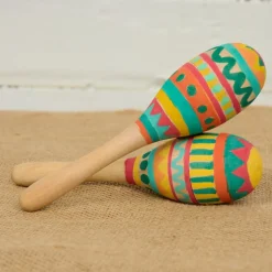 Colorations® Decorate Your Own Wooden Maracas - Set of 12