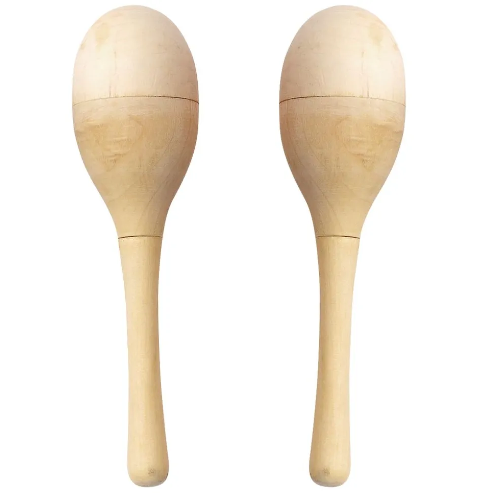 Colorations® Decorate Your Own Wooden Maracas - Set of 12