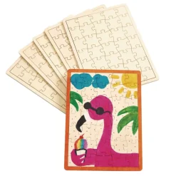 Colorations® Decorate Your Own Wooden Tray Puzzle - Set of 6