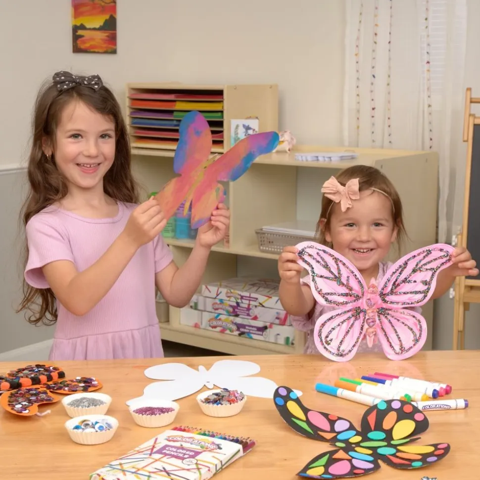 Colorations® Decorate Your Own Paper Butterflies - Set of 24