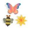 Colorations® Decorate Your Own Summer Shapes Craft Kit - Flowers, Bees & Butterflies (Set of 72)