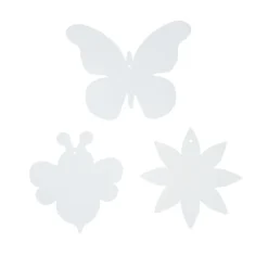 Colorations® Decorate Your Own Summer Shapes Craft Kit - Flowers, Bees & Butterflies (Set of 72)