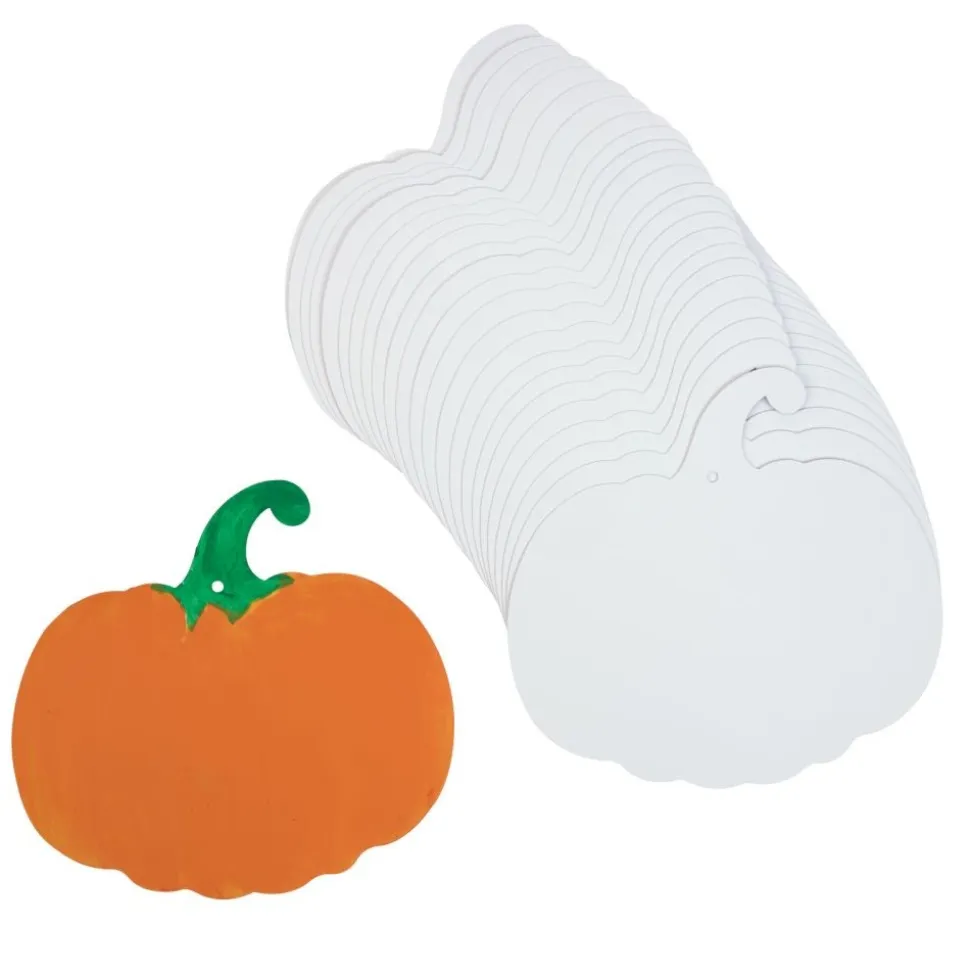 Colorations® Decorate Your Own Paper Pumpkins - Set of 24