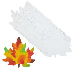 Colorations® Decorate Your Own Paper Leaves - Set of 24