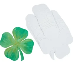 Colorations® Decorate Your Own Paper Shamrocks - Set of 24