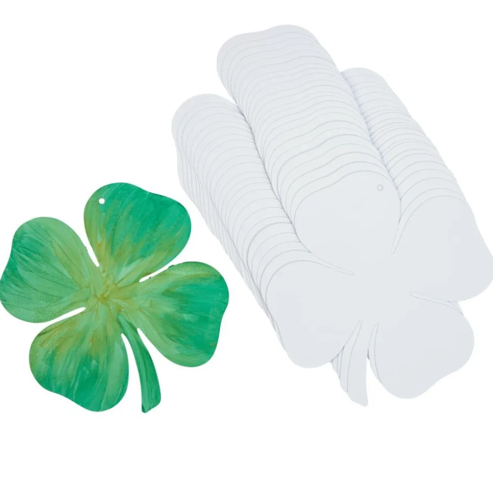 Colorations® Decorate Your Own Paper Shamrocks - Set of 24