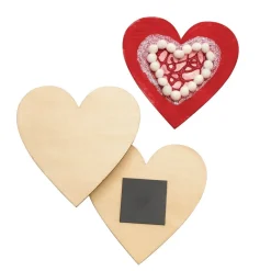 Colorations® Decorate Your Own Wood Magnetic Hearts - Set of 12