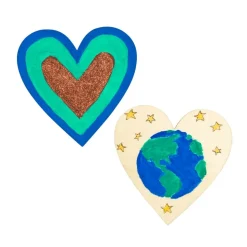 Colorations® Decorate Your Own Wood Magnetic Hearts - Set of 12