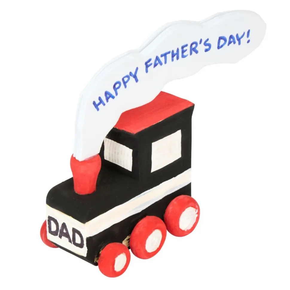 Colorations® Decorate Your Own Wooden Trains - Set of 12