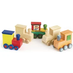 Colorations® Decorate Your Own Wooden Trains - Set of 12