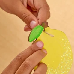 Colorations® Decorate Your Own Wooden Fruit Shape Ornaments