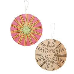 Colorations® Decorate Your Own Spinner - Set of 24, 6 Designs