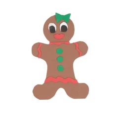 Colorations® Decorate Your Own Paper Gingerbread People - Set of 24