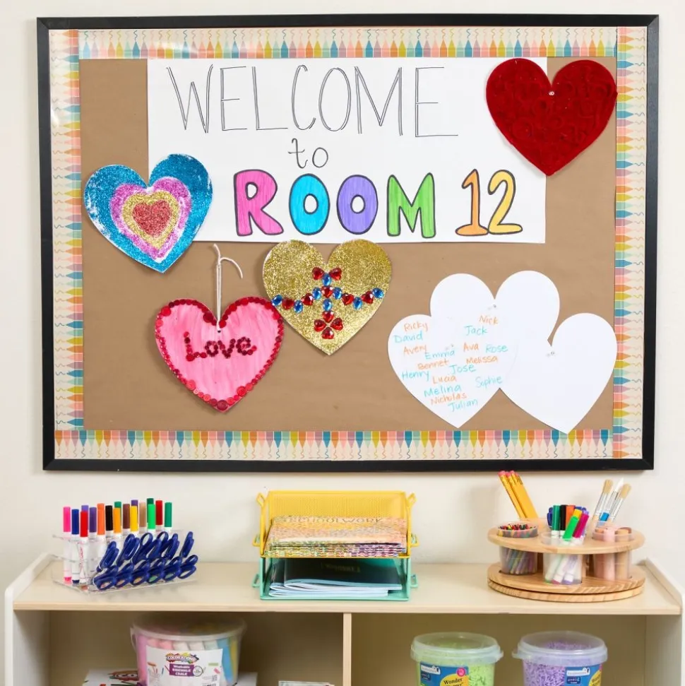 Colorations® Decorate Your Own Paper Hearts - Set of 24