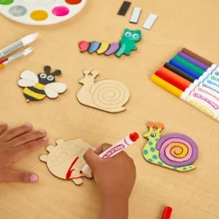 Colorations® Decorate Your Own Garden Friends Magnets