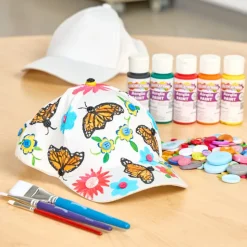 Colorations® Decorate Your Own Baseball Caps - Set of 12