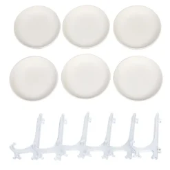 Colorations® Decorate Your Own Ceramic Plates - Set of 12