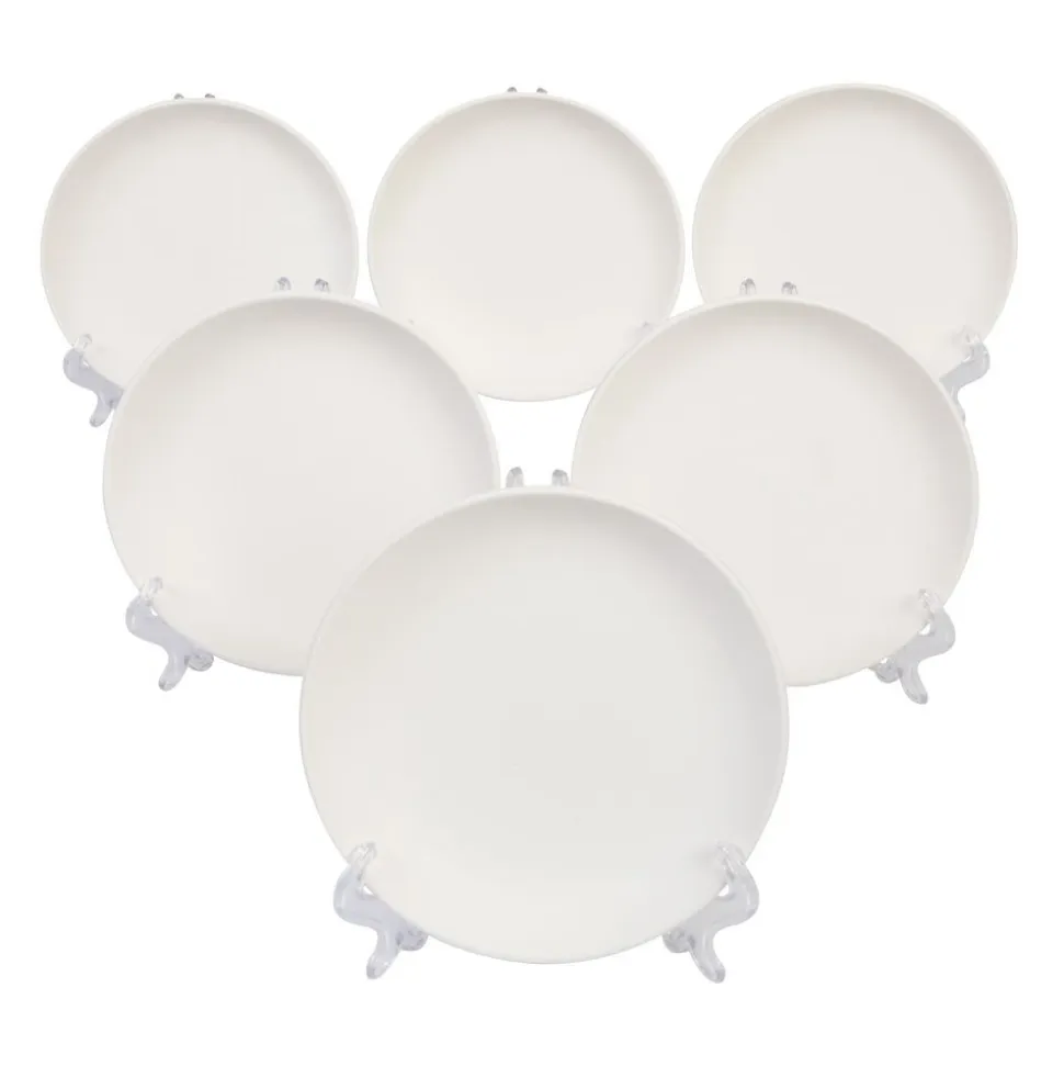 Colorations® Decorate Your Own Ceramic Plates - Set of 12