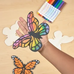 Colorations® Decorate Your Own Butterfly Magnets