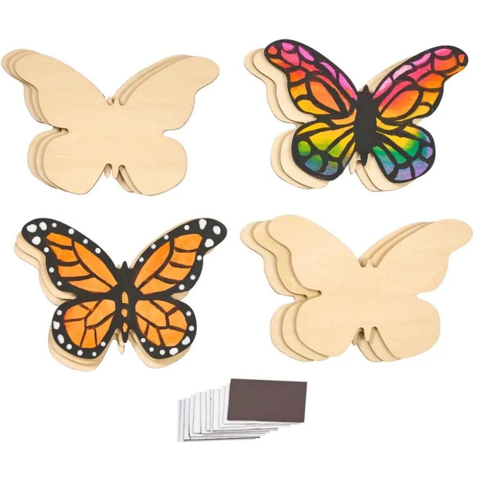 Colorations® Decorate Your Own Butterfly Magnets