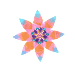 Colorations® Decorate Your Own Paper Flowers - Set of 24