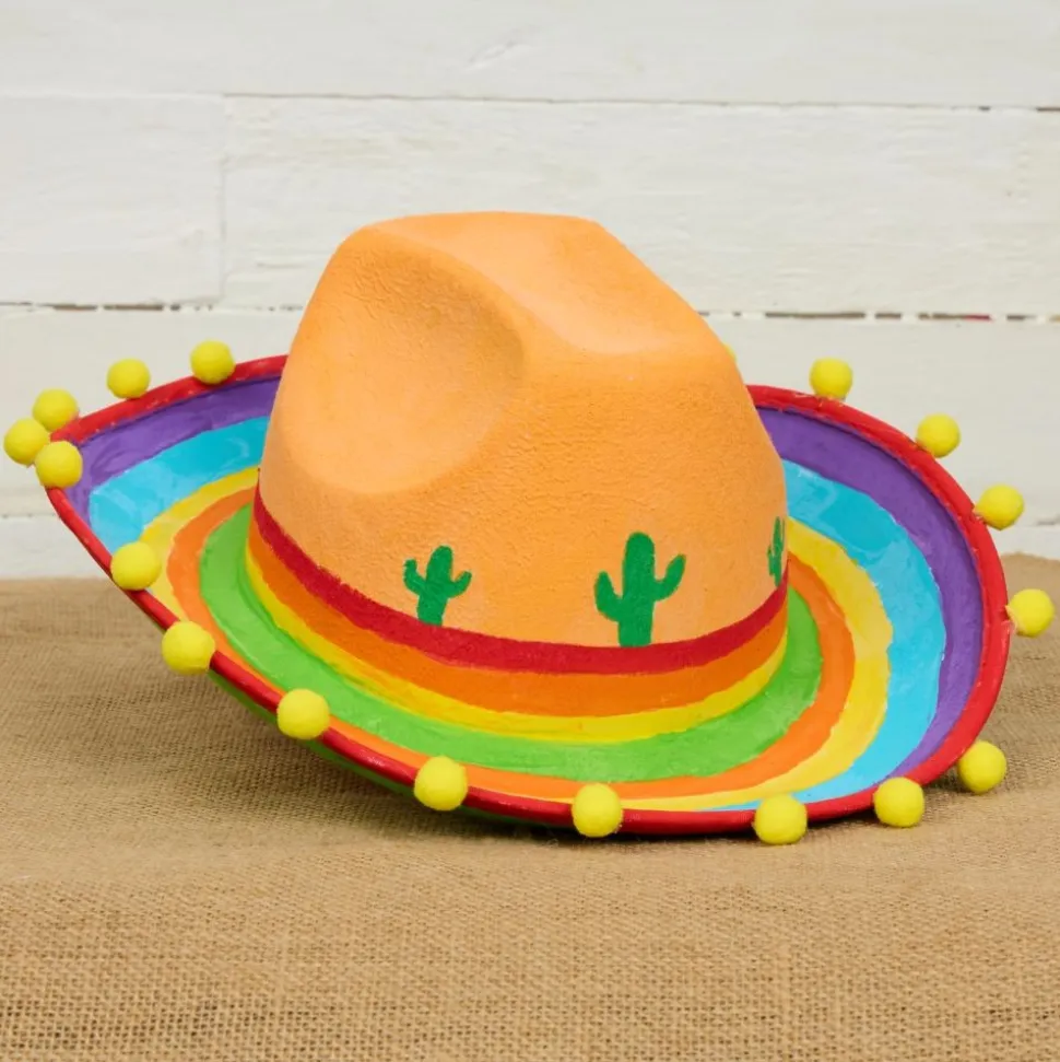 Colorations® Decorate Your Own Cowboy Hats - Set of 12