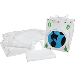 Colorations® Decorate Your Own Shopping Tote - Set of 12