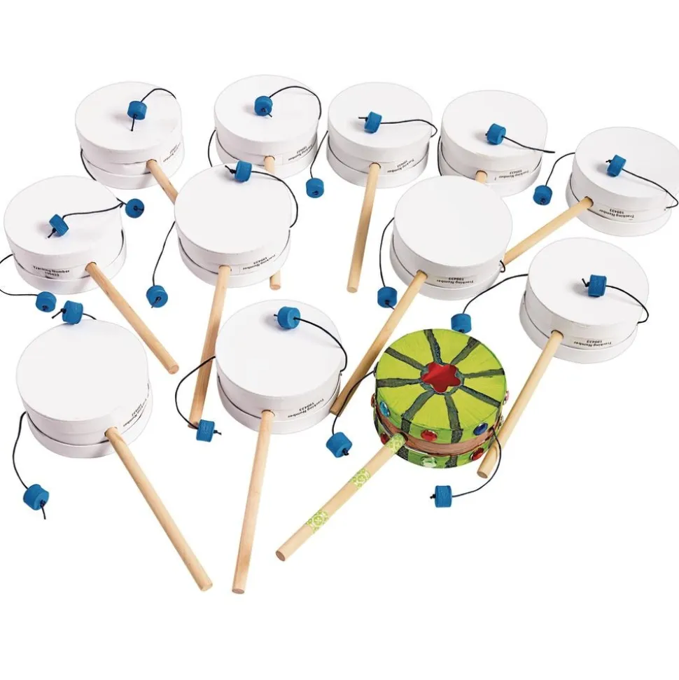 Colorations® Decorate Your Own Spin Drum - Set of 12