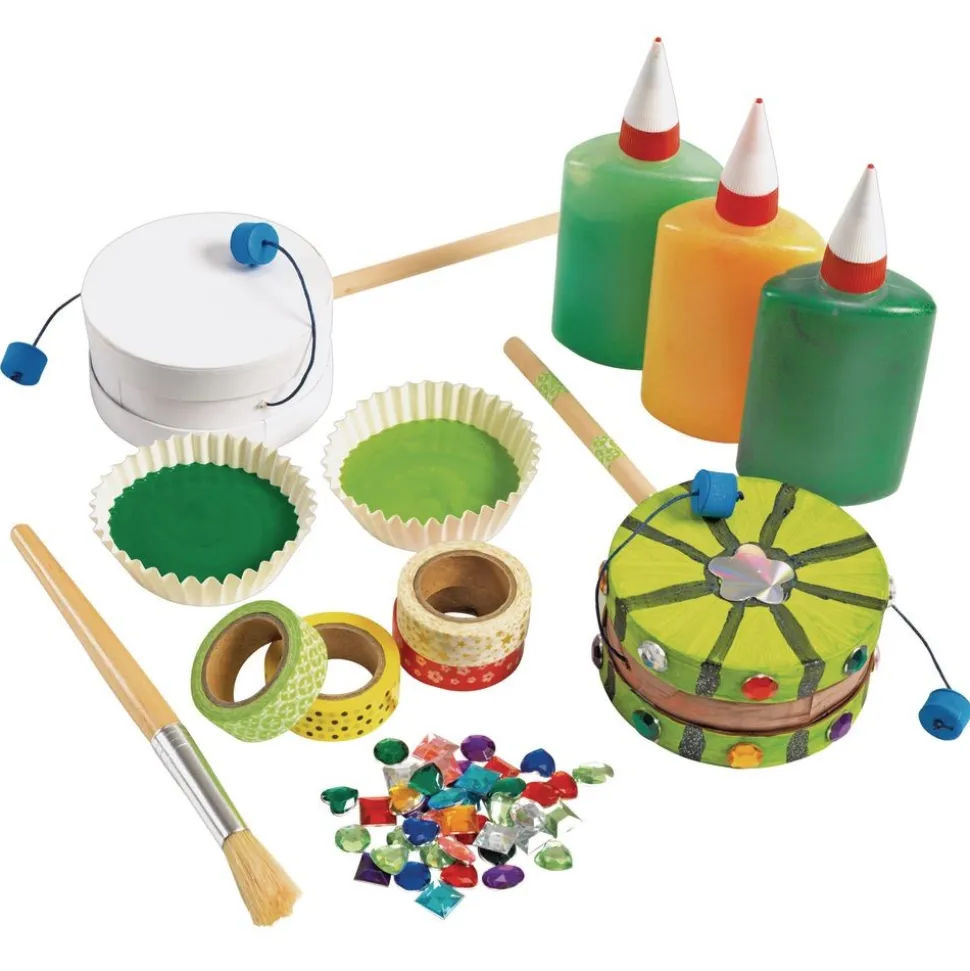 Colorations® Decorate Your Own Spin Drum - Set of 12