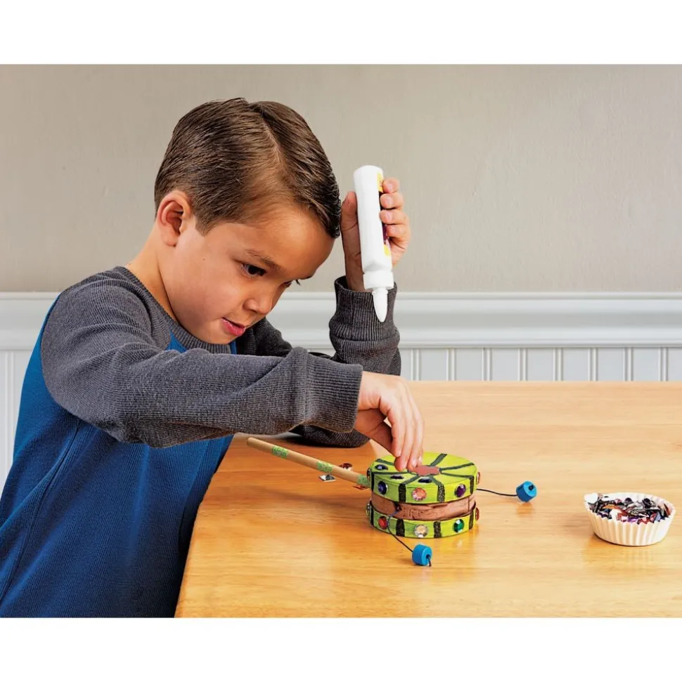 Colorations® Decorate Your Own Spin Drum - Set of 12