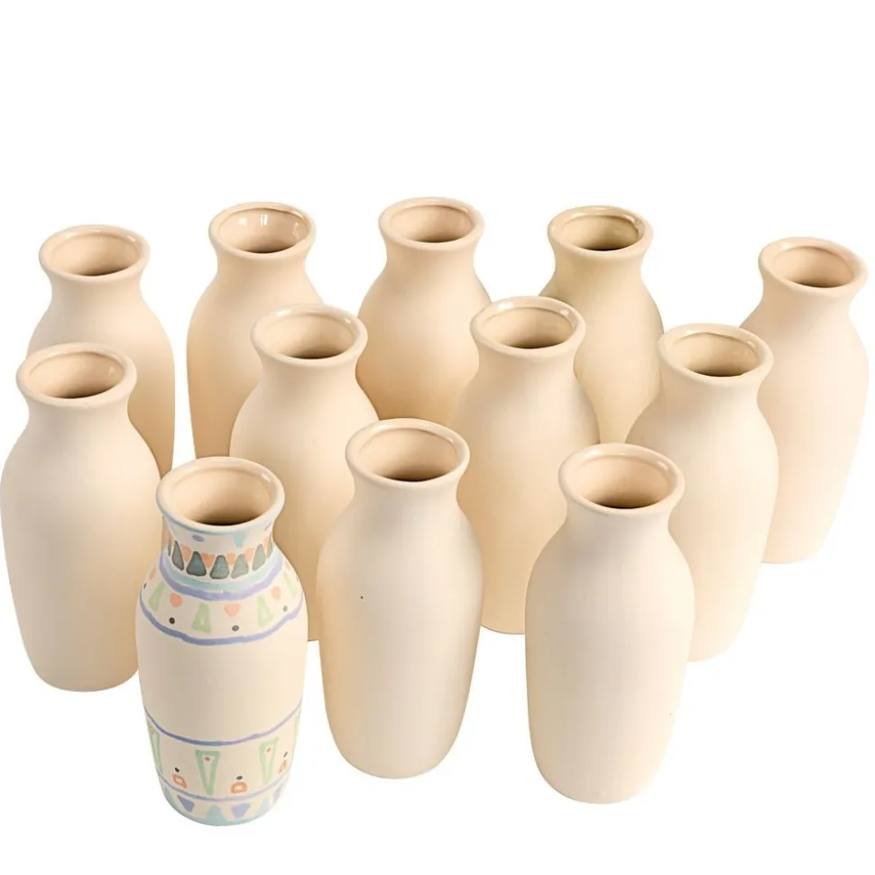 Colorations® Decorative Ceramic Vases - Set of 12