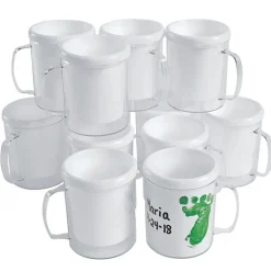 Colorations® Design Your Own Decorative Mugs - Set of 12