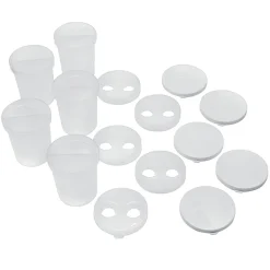 Colorations® Double-Dip Divided Paint Cups Set of 5