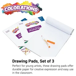 Colorations® Drawing Pads - Set of 3, 9
