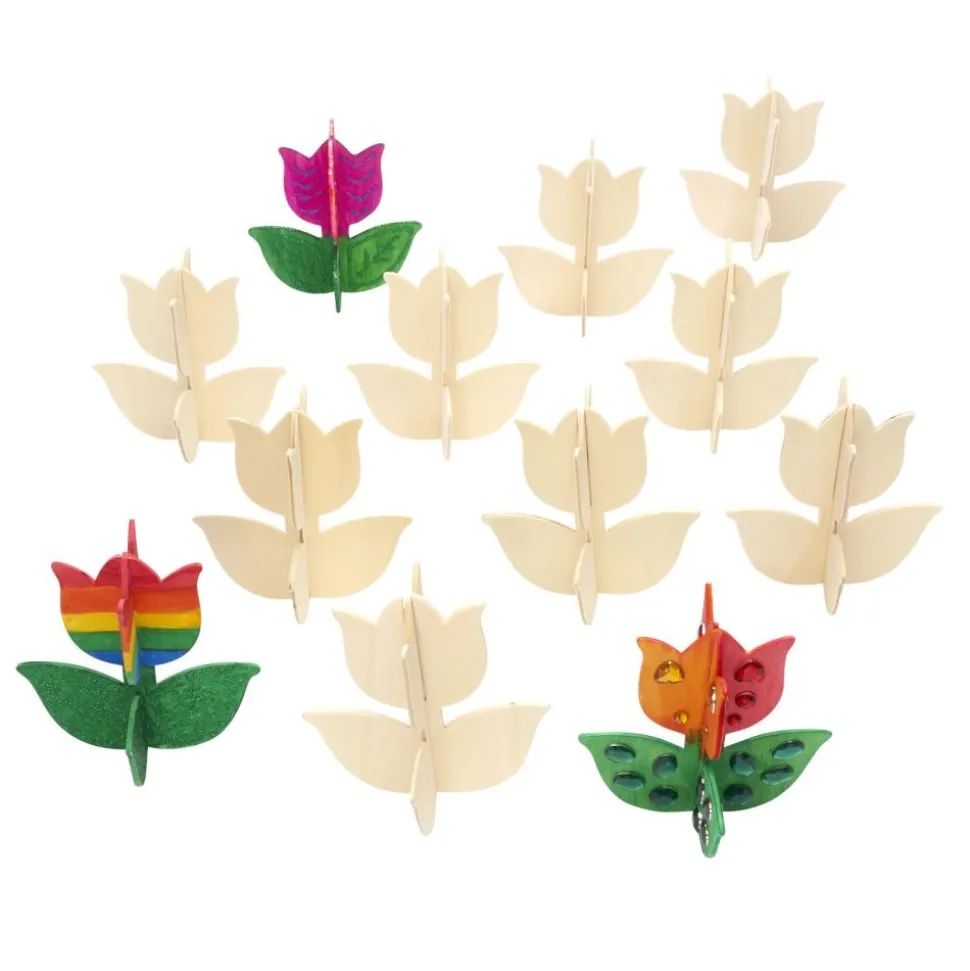 Colorations® Dreams in Bloom Tulip Craft - Makes 12 Crafts