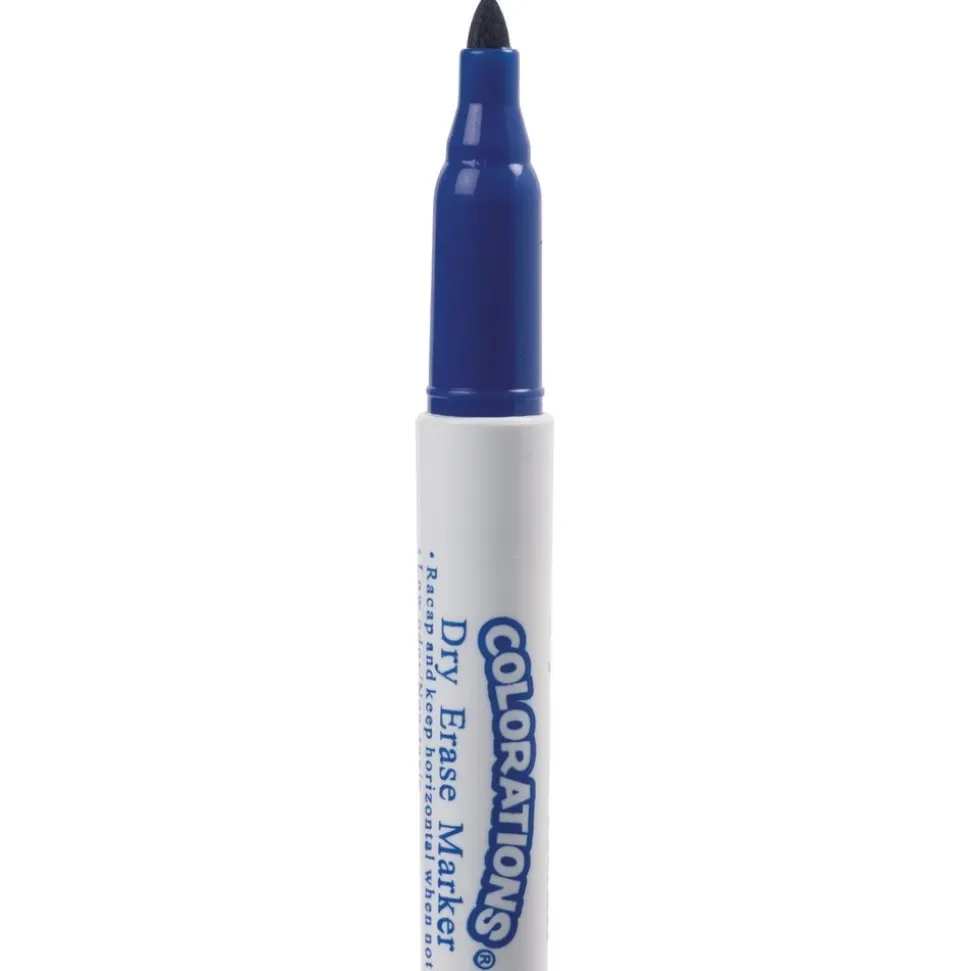 Colorations® Dry Erase Markers, Fine Tip - 24 Packs
