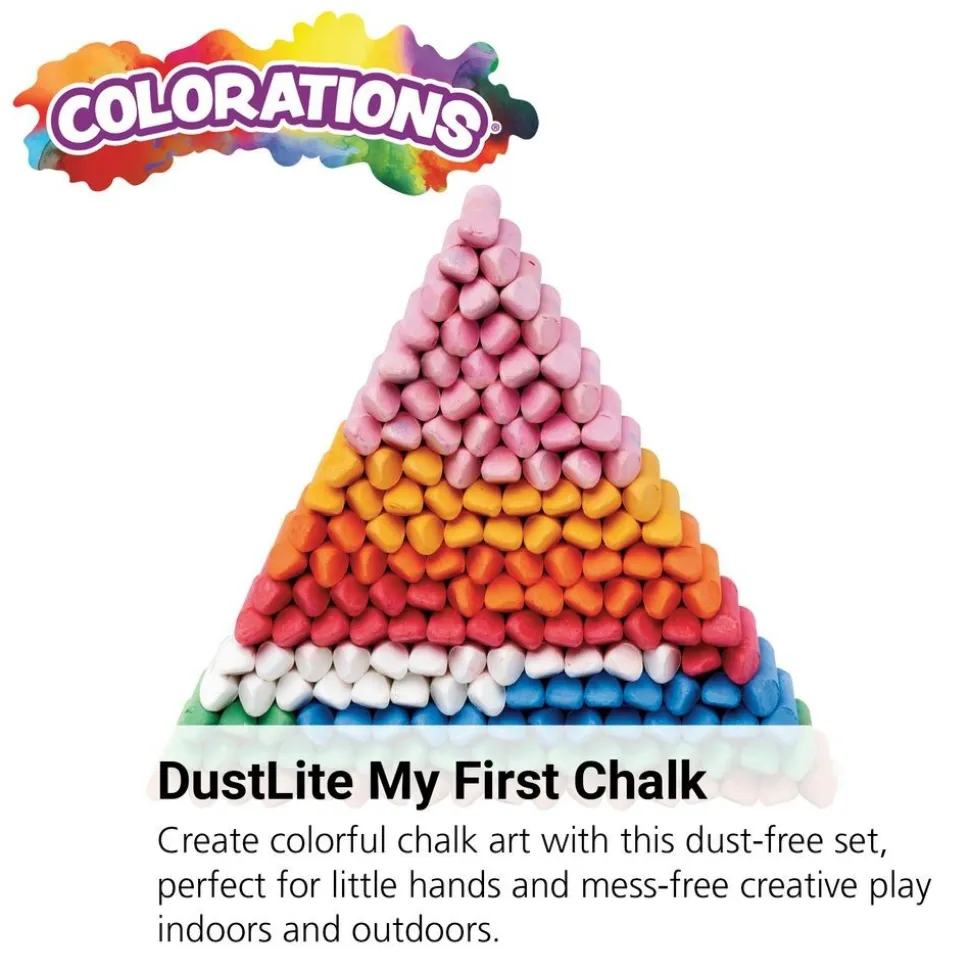 Colorations® DustLite™ My First Chalk - Set of 160